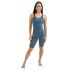 Finis - costum concurs inot dama - Fuse Openback Kneeskin - Negru simplu
