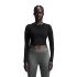 On - bluza - Studio Long-T Crop W - Black