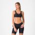 Bustieră ciclism Castelli Rosso Corsa Bra - neagră | ultraușoară