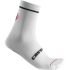 Castelli - sosete ciclism - Entrata 13 Sock - alb