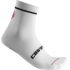 Castelli - sosete ciclism - Entrata 9 Sock - alb