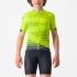 Castelli - tricou ciclism maneca scurta copii - Aero Kid Jersey - verde lime | albastru