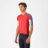 Castelli - tricou ciclism maneca scurta regular fit - Entrata 6 Jersey - ivoar | gri