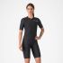 Castelli - pantaloni ciclism scurti cu bretele - Premio Evo W Dt Bibshort - 16-35 gr C - negru