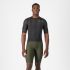 Castelli - pantaloni ciclism scurti cu bretele - Unlimited Cargo Bibshort - 15-35 gr C - verde Deep Green
