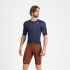 Castelli - pantaloni ciclism scurti cu bretele - Free Aero Race S Bibshort - albastru belgian