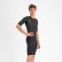 Castelli - pantaloni ciclism scurti cu bretele - Free Aero Race S Bibshort - negru