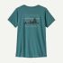 Patagonia - tricou - W Capilene Cool Daily Graphic - Verde | Albastru