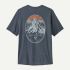 Patagonia - tricou - M Capilene Cool Daily Graphic Lands - Albastru
