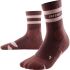 CEP - sosete compresie medii - hiking 80`s mid cut socks W - brown | rose