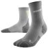 CEP - sosete compresie medii - ultralight socks mid cut v3 W - grey | lime