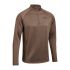 CEP - bluza cu maneca lunga - cold weather zip shirt long sleeve - brown