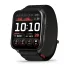 Garmin - Venu X1 - smartwatch cu GPS și AMOLED - Negru cu spate din titan argintiu și curea din nailon ComfortFit neagră