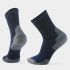Șosete Merino hiking Smartwool Hike - bleumarin Deep Navy | Mid Crew | Targeted Cushion
