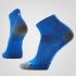 Șosete Merino alergare Smartwool Run - albastru Laguna/bleumarin Deep Navy | Ankle | Zero Cushion