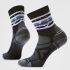 Șosete Merino hiking Smartwool Hike Zig Zag Valley - violet Chalk | Mid Crew | Light Cushion