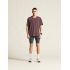 Tricou alergare Craft Hypervent Tee - mov | ventilație maximă