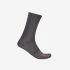 Sosete Castelli Espresso 18, unisex, roz giro, XXL, 44-47