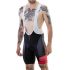 Pantaloni Merida Cx Design scurt negru/roșu cu bretele 740566-422R 3XL
