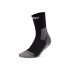 Șosete compresie hiking CEP Hiking Light Cushion Mid Cut - gri/lime acid