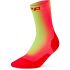 Șosete compresie CEP Run Gradient Mid Cut 5.0 - roșu/lime | alergare