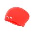 Cască înot silicon TYR Long Hair - roșu Bright Red | fără cute
