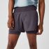 Pantaloni scurți alergare Brooks High Point 5" 2-in-1 Short 2.0 bărbați - mov