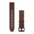 Garmin curea piele neagra originală Horween QuickFit 22