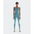 Colanți-body On Studio Knit Bodysuit 7/8 - albastru Niagara | gri Rock