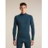 Bluza Merino Icebreaker 300 MerinoFine Polar Half Zip - albastru Abyss