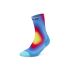 Șosete compresie CEP Run Gradient Mid Cut 5.0 - lime/roz | alergare