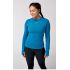 Brooks High Point Long Sleeve W – Bluză de alergare trail cu mânecă lungă, lână merinos - Albastru