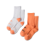 Brooks Ghost Lite Crew 2-Pack – Șosete de alergare, set 2 perechi - Negru
