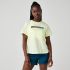 Brooks Graphic Short Sleeve W – Tricou sport cu imprimeu - Galben