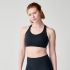 Brooks Chaser Padded Bra W – Bustieră sport cu susținere medie, cu cupe - Albastru
