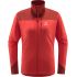 Haglöfs ROC Spitz Mid Jacket W – Geacă strat intermediar tehnic - Roșu Poppy Red/Corrosion
