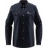 Haglöfs Curious Hemp Shirt W – Cămașă din bumbac organic și cânepă - Albastru închis Tarn Blue