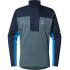 Haglöfs ROC Flash Mid Halfzip – Bluză tehnică de cățărare cu fermoar scurt - Albastru Tarn Blue/Steel Blue