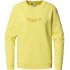 Haglöfs Crewneck W – Bluză din bumbac organic - Galben Pale Yellow