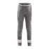 Craft Fuseknit Comfort Pants Junior – Pantaloni strat de bază pentru copii - Gri cu roz