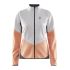 Craft Glide Jacket W – Geacă softshell de schi fond - Alb cu portocaliu