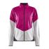 Craft Glide Jacket W – Geacă softshell de schi fond - Alb cu portocaliu