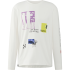 Haglöfs LS Tee – Bluză din bumbac organic - Alb Soft White 3