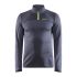 Craft Core Gain Midlayer – Bluză strat intermediar cu fermoar scurt - Albastru (3760)