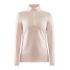 Craft Core Gain Midlayer W – Bluză strat intermediar cu fermoar scurt - Bej