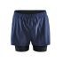 Craft ADV Essence 2-IN-1 Stretch Shorts – Pantaloni scurți de antrenament 2 în 1 - Negru