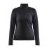 Craft Core Gain Midlayer W – Bluză strat intermediar cu fermoar scurt - Bej