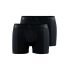 Craft Active Boxer 3-inch 2-pack – Boxeri tehnici 3", set 2 bucăți - Negru