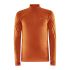 Craft Core Dry Active Comfort HZ – Bluză strat de bază cu fermoar scurt - Portocaliu