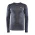 Craft Core Wool Merino LS Tee – Bluză strat de bază cu lână merinos - Negru